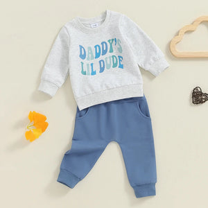 Daddy's Little Dude Sweater & Pants