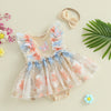 Butterfly Flutter Dress & Headband