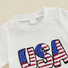 USA Star Skirt Outfit