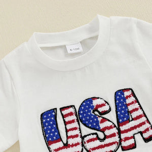 USA Star Skirt Outfit