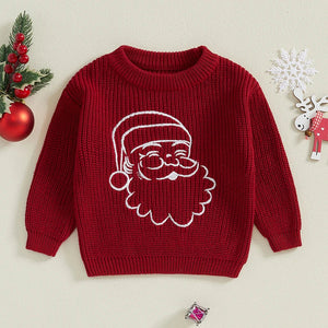 Knitted Winter Santa Sweater