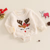 Fleece Christmas Deer Onesie