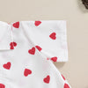 Collared Heart Shirt & Shorts