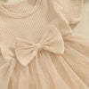 Solid Ribbed Tutu Dress & Headband