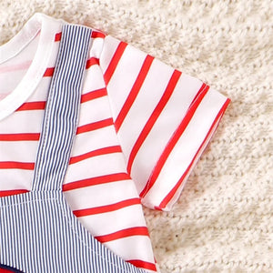 Striped Car Romper