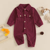 Solid Smith Corduroy Romper