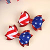 2 Pack USA Flag Hair Clips