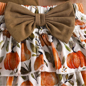 Hello Pumpkin Ruffled Skirt Outfit