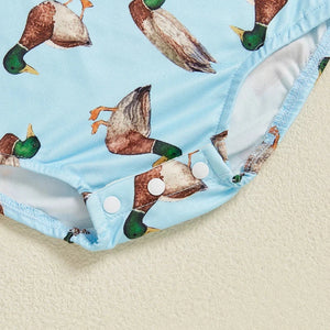 Baby Blue Duck Onesie