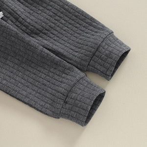 Zip Up Sweater & Pants Outfit