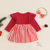 Candy Cane Stripe Christmas Dress