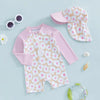 Long Sleeve Summer Swimsuit & Hat