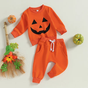 Orange Pumpkin Halloween Outfit
