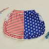 Ruffled USA Shorts