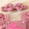 Ruffled Bunny Romper & Headband