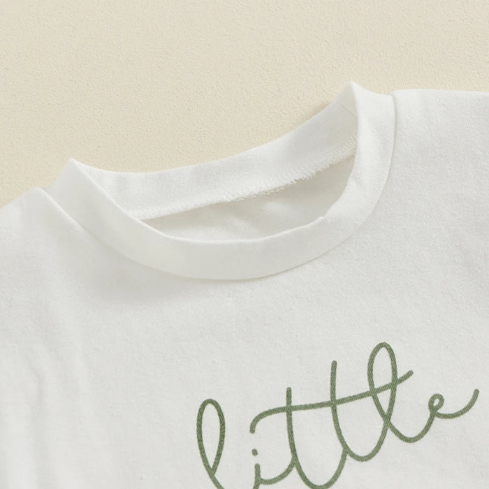 Little Dude Patchwork T-shirt & Shorts