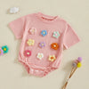 Crochet Flowers Onesie