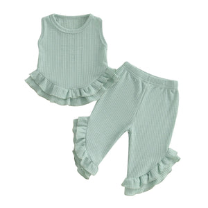 Solid Ruffled Marion Outfit