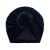 Velvet Fur Pompom Hat