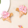 2 Pack Ice Cream Cone Hair Clips