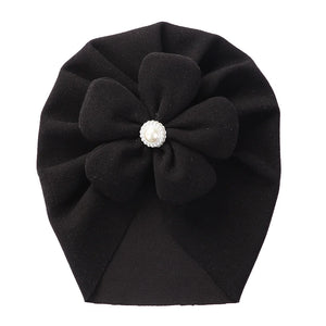 Pearl Flower Turban Hat