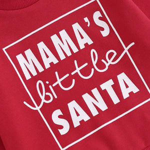 Mama's Little Santa Outfit