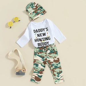 Daddy's New Hunting Buddy Camouflage Outfit