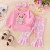 Beary Cute Floral Outfit & Headband