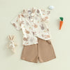 Button Up Easter Shirt & Shorts