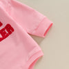 Pink Heart Breaker Onesie