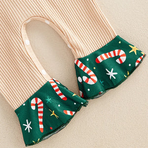 Candy Cane Cutie Romper & Bow