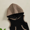 Solid Hoodie Top & Shorts