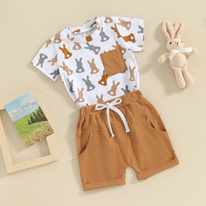 Pocket Bunny T-shirt & Shorts