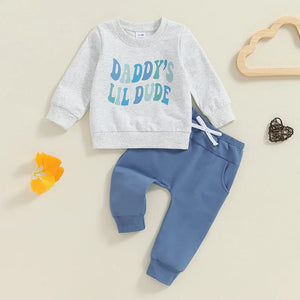 Daddy's Little Dude Sweater & Pants