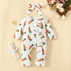 Ruffled Carrot Easter Onesie & Bow