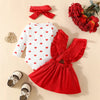 Heart Suspender Skirt Outfit