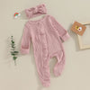 Ruffled Rosalie Footie Onesie & Bow