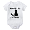 My Sibling Has Paws Cat Onesie
