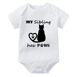 My Sibling Has Paws Cat Onesie