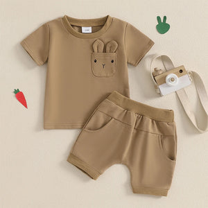 Bunny Pocket Shirt & Shorts