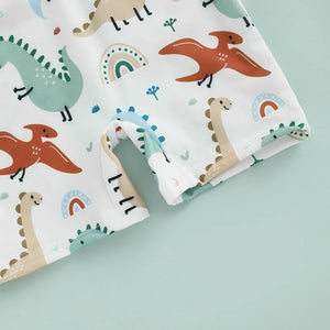 Dino Beach Swimsuit & Hat