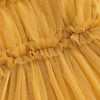 Solid Skyla Mesh Ruffle Dress