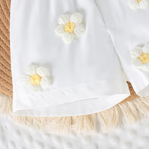 Ruffle Tilly Top & Flower Shorts