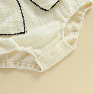 Elegant Ellie Bow Romper & Headband