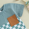 Checkered Sheldan Shirt & Shorts