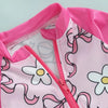 Summer Pink Long Sleeve Swimsuit & Hat