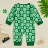 Checkered Clover Onesie