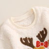 Fleece Christmas Deer Onesie