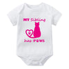 My Sibling Has Paws Cat Onesie