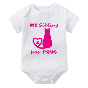 My Sibling Has Paws Cat Onesie